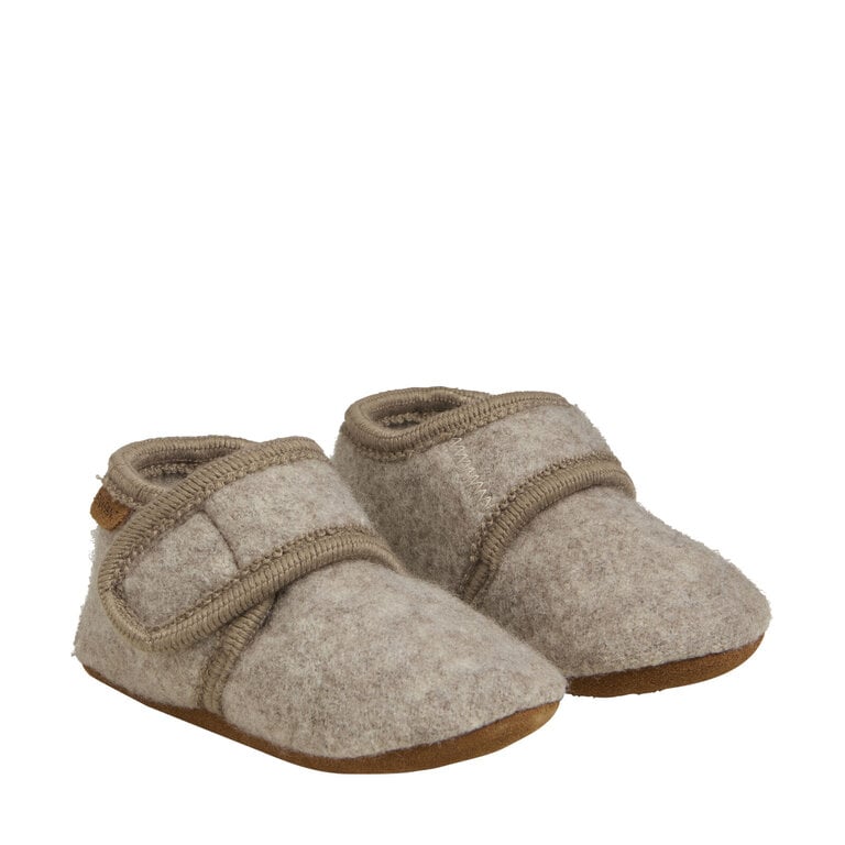 Enfant baby wool slippers // sand melange