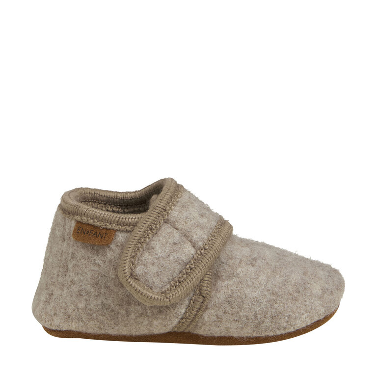 Enfant baby wool slippers // sand melange