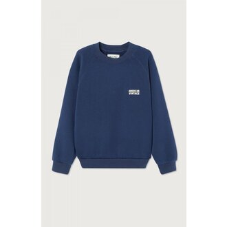 American Vintage izubird sweater // vintage navy
