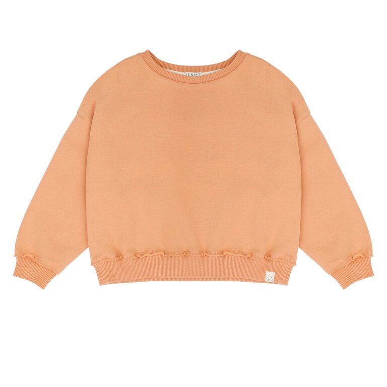 Jenest lucky bird sweater baby // marmelade orange