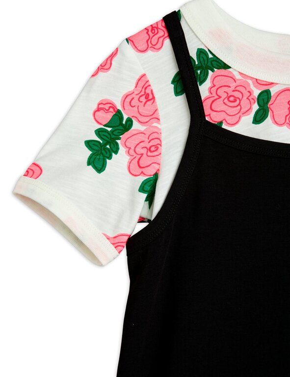 Mini Rodini roses aop dress set // multi