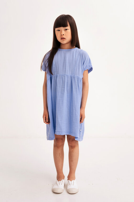 Repose Ams woven tee dress // lavender blue