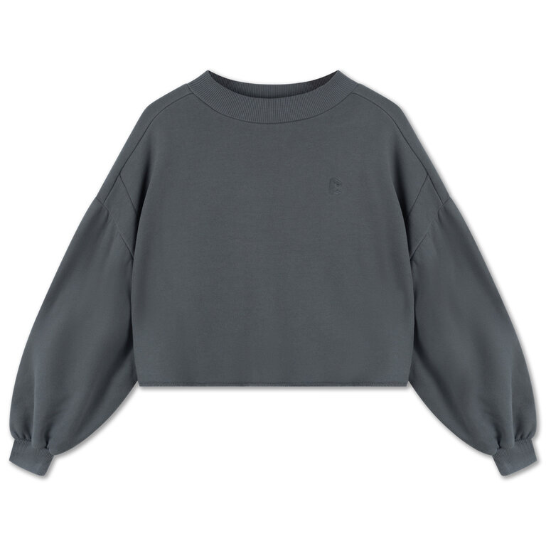 Repose Ams crop sweater // charcoal