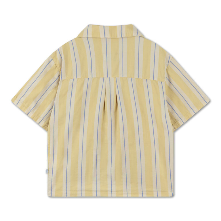Repose Ams boxy shirt // sand gold stripe