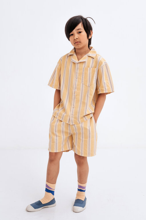 Repose Ams boxy shirt // sand gold stripe