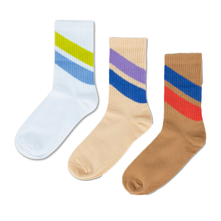 Repose Ams sporty socks 3-pack // stripe