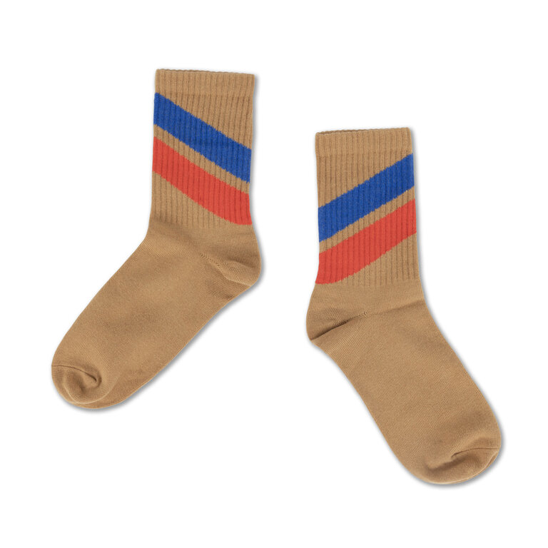 Repose Ams sporty socks // diagonal powder stripe