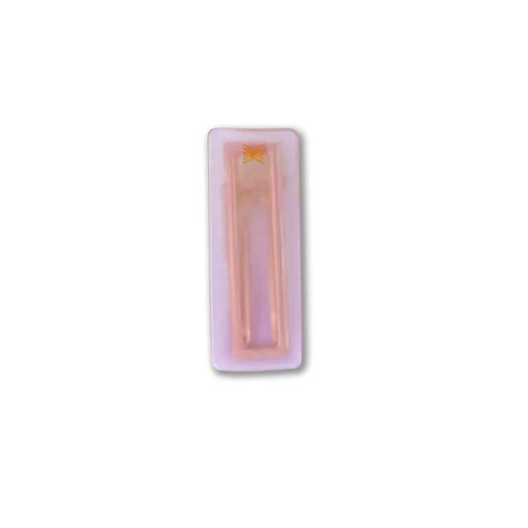 Repose Ams squared hair clip // light spring cyclaam