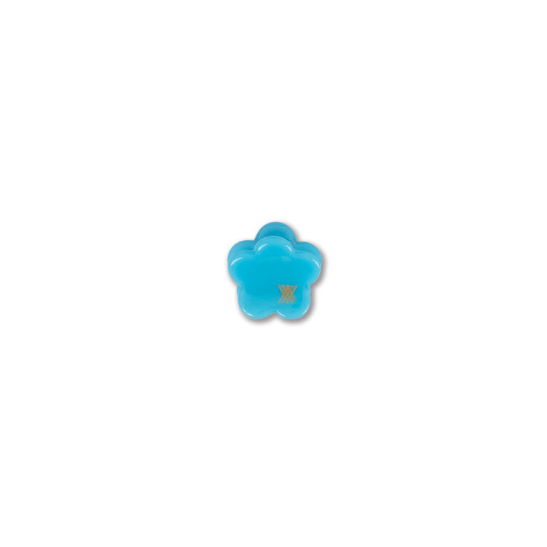 Repose Ams flower hair clamp small // bright blue