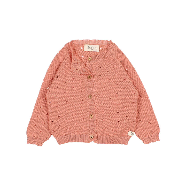 Buho nb cute cardigan // rose clay