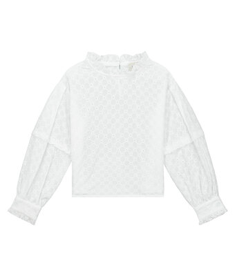 irene blouse // white