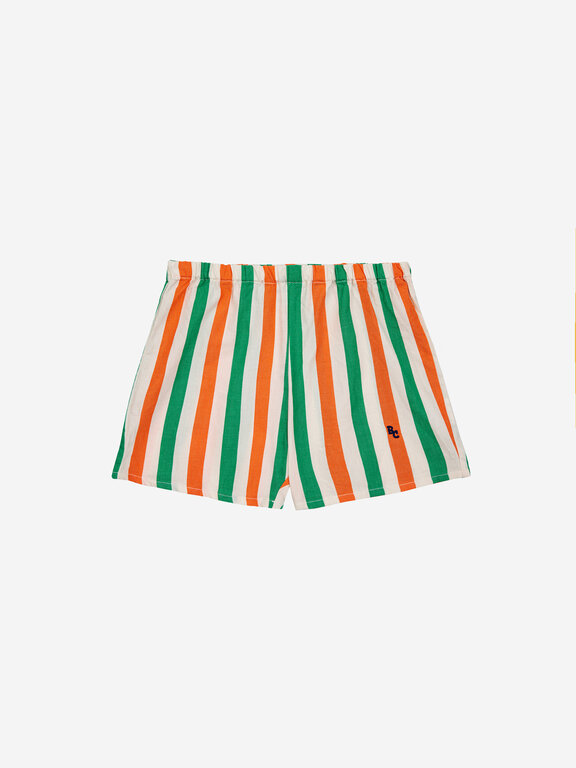 Bobo Choses vertical stripes woven shorts // baby