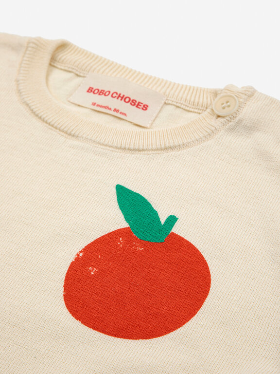 Bobo Choses tomato knitted t-shirt // baby