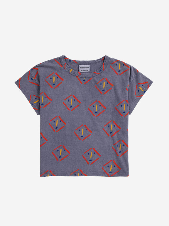 Bobo Choses masks all over t-shirt // kids