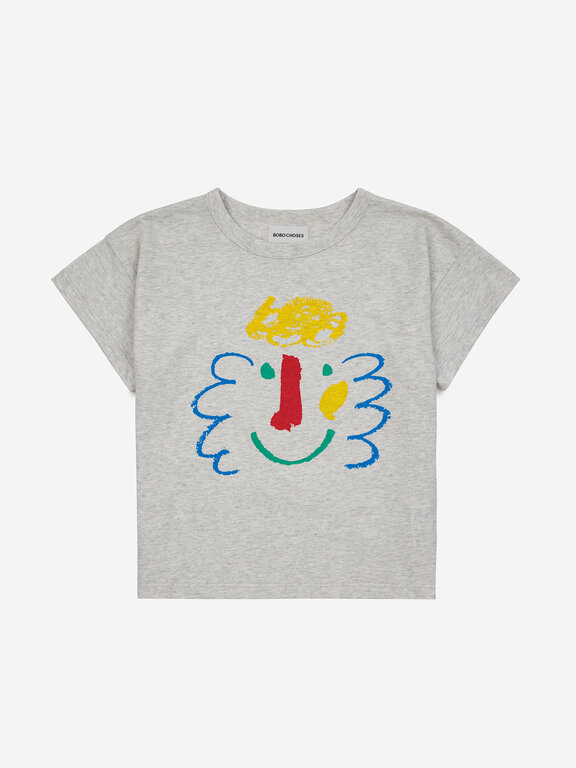 Bobo Choses happy mask t-shirt // kids