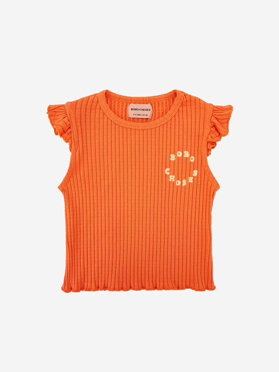 Bobo Choses Bobo Choses circle ruffled tank top // kids