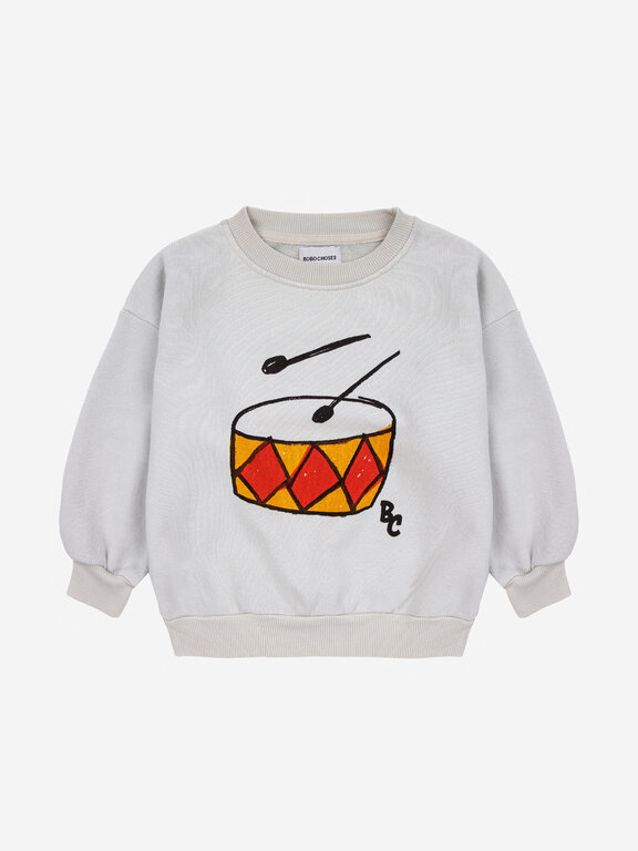 Bobo Choses play the drum sweatshirt // kids