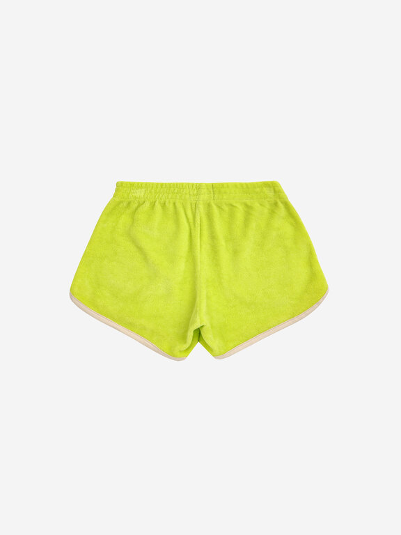 Bobo Choses green terry shorts // kids