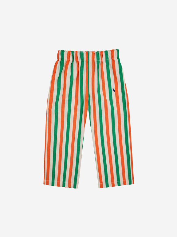 Bobo Choses vertical stripes woven pants // kids