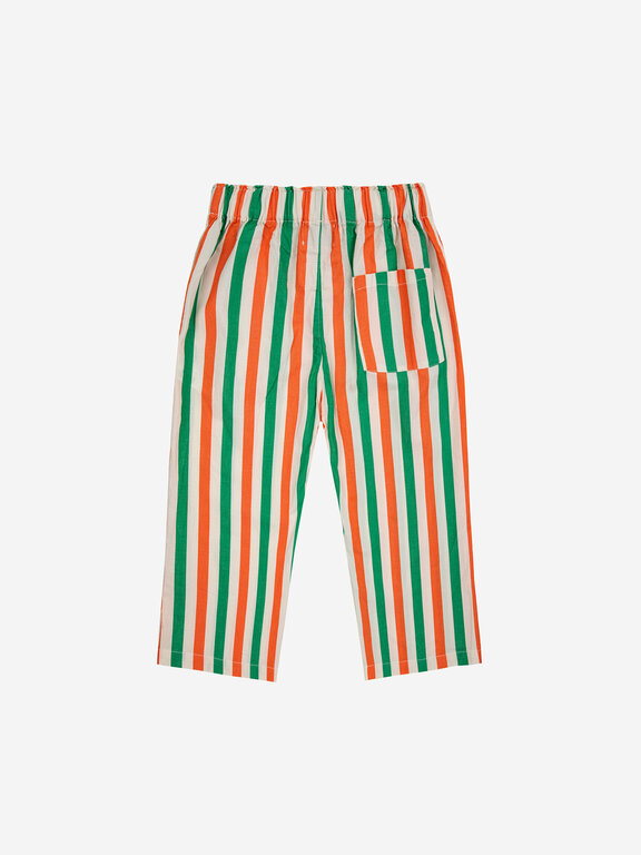 Bobo Choses vertical stripes woven pants // kids