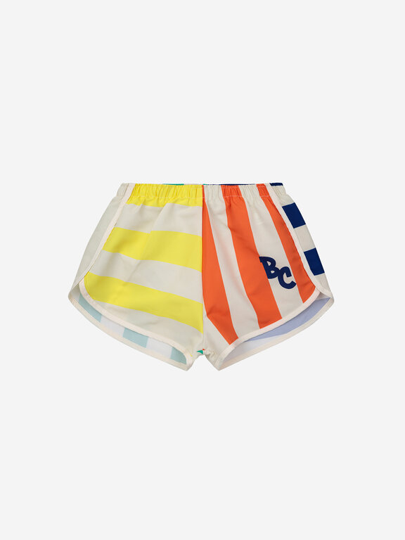 Bobo Choses multicolor stripes swim shorts // kids