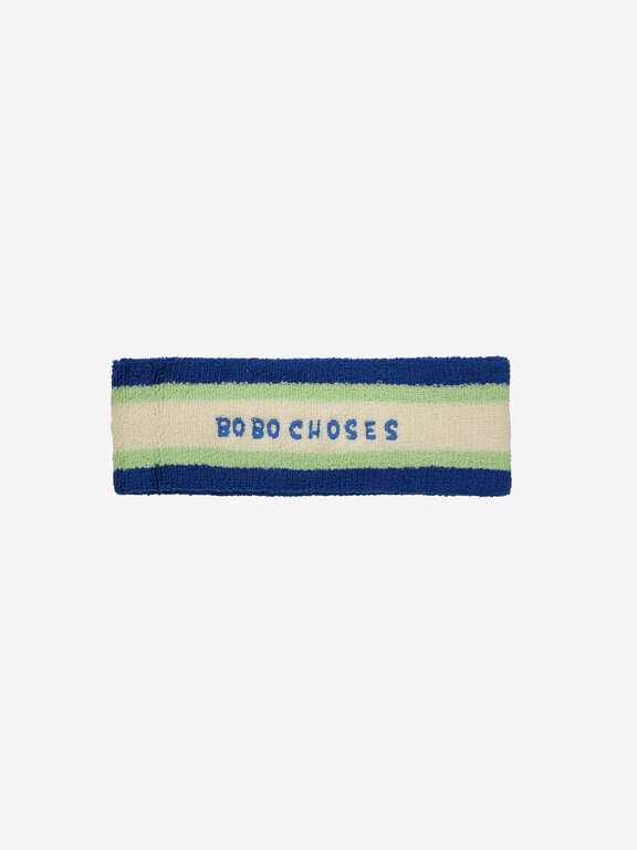 Bobo Choses Bobo Choses blue towel headband // kids