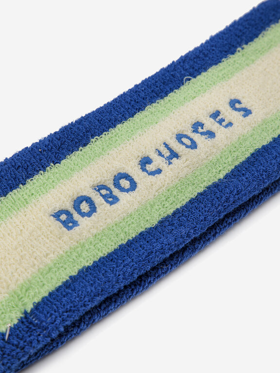 Bobo Choses Bobo Choses blue towel headband // kids