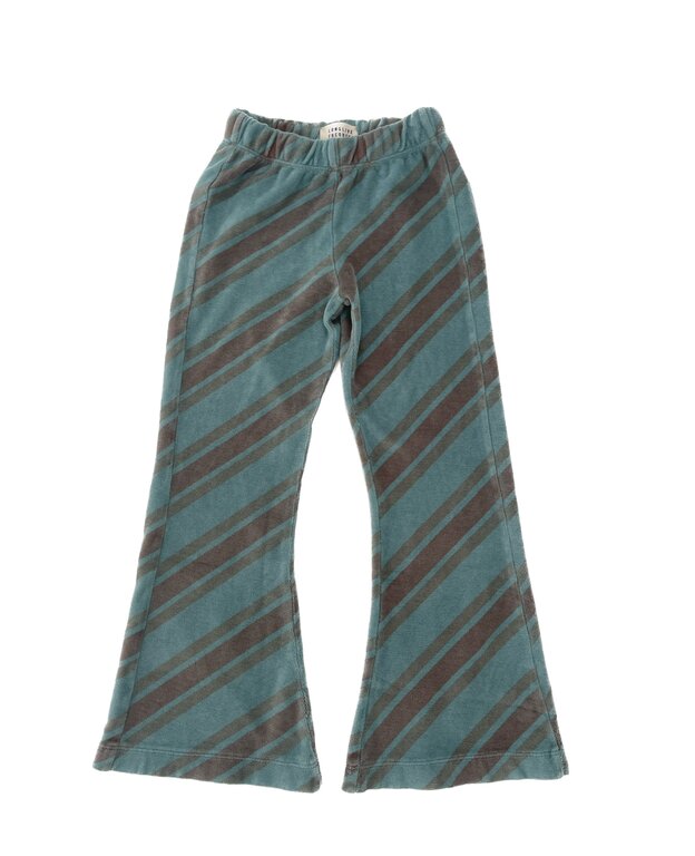 Longlivethequeen flared pants // mineral blue stripe