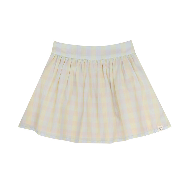 Jenest sara skirt // multicolor check yellow