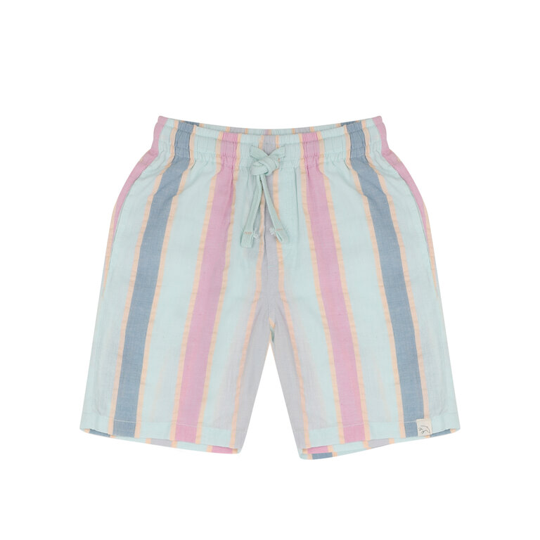 Jenest kai shorts // multicolor stripe mint