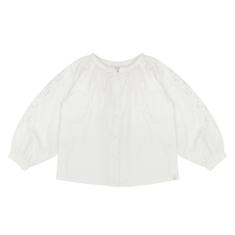 Jenest coco blouse // off white broderie