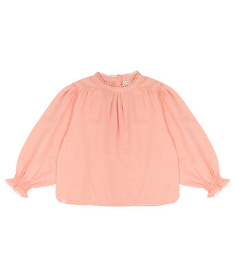 blossom blouse // peach orange