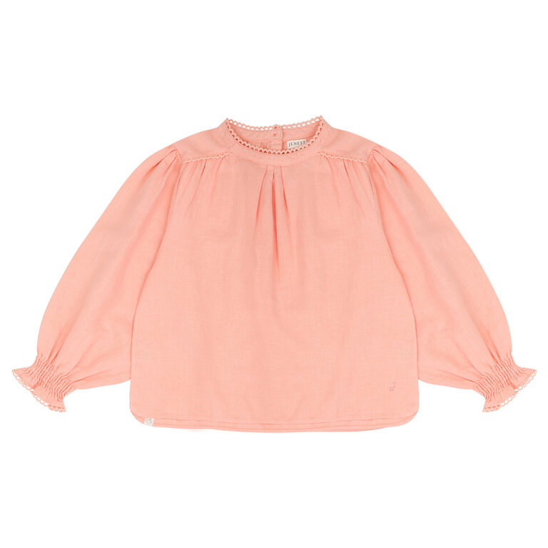 Jenest blossom blouse // peach orange