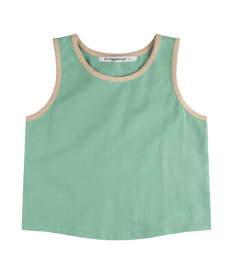 apron singlet // turquoise