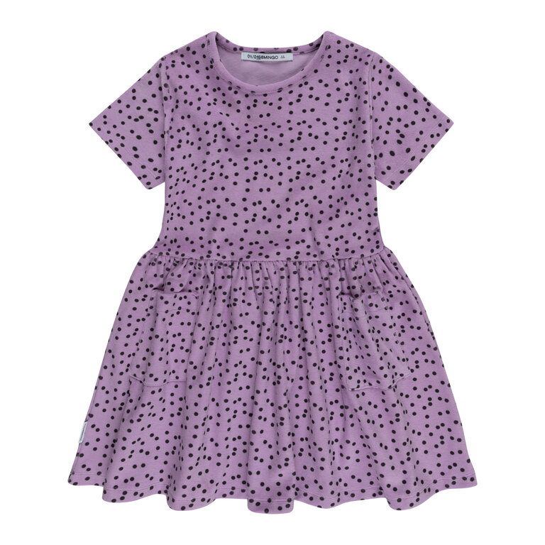 Mingo dress // violet dot