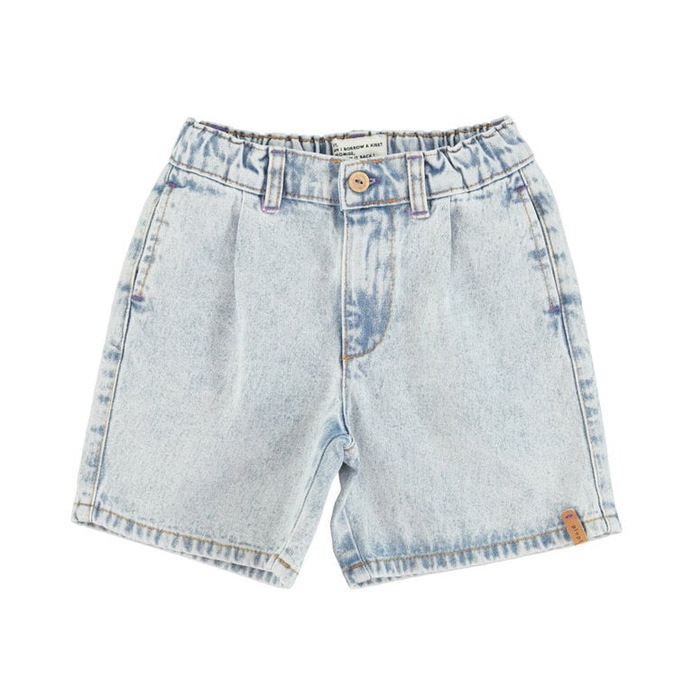 Piupiuchick boy shorts  // washed blue denim