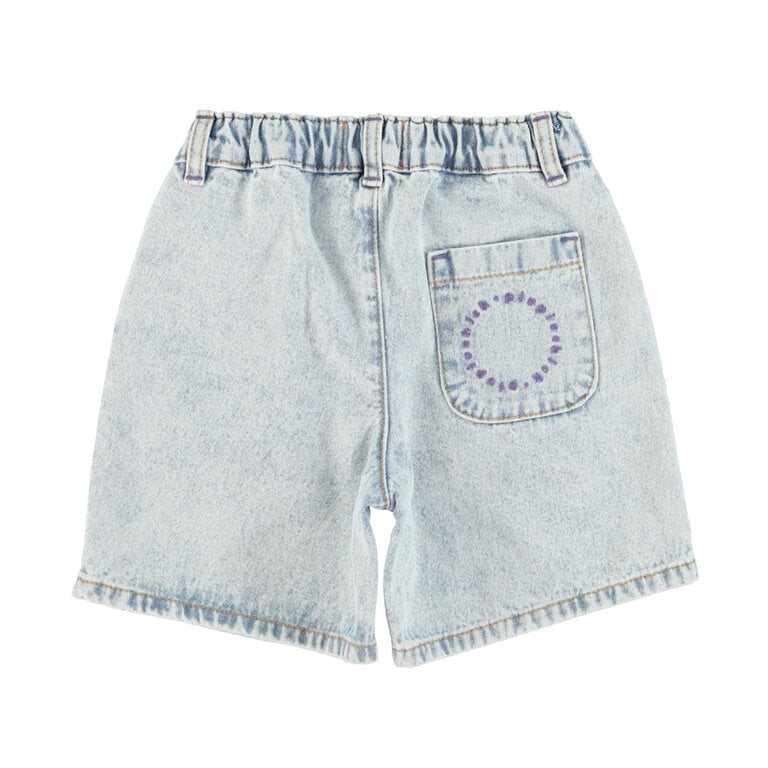 Piupiuchick boy shorts  // washed blue denim