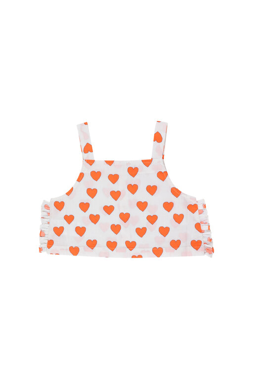 Tinycottons hearts crop top // off-white