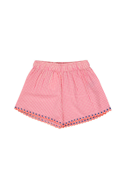 Tinycottons vichy short // dark pink