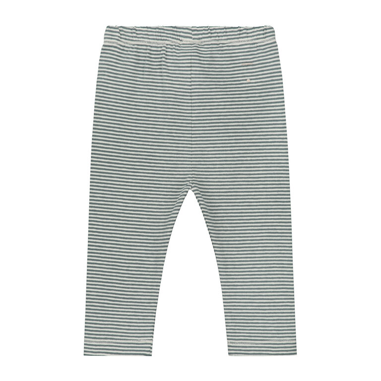 Gray Label baby leggings // blue grey/cream
