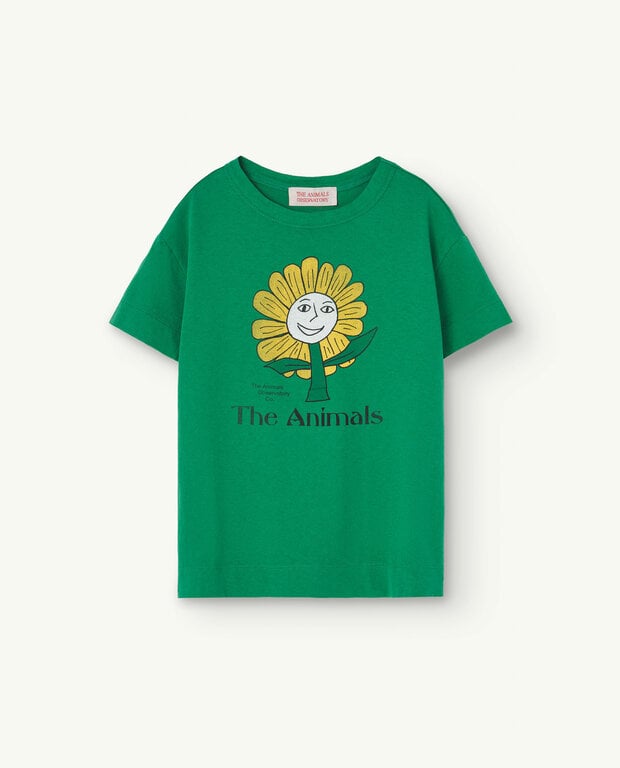 The Animals Observatory rooster kids t-shirt // green