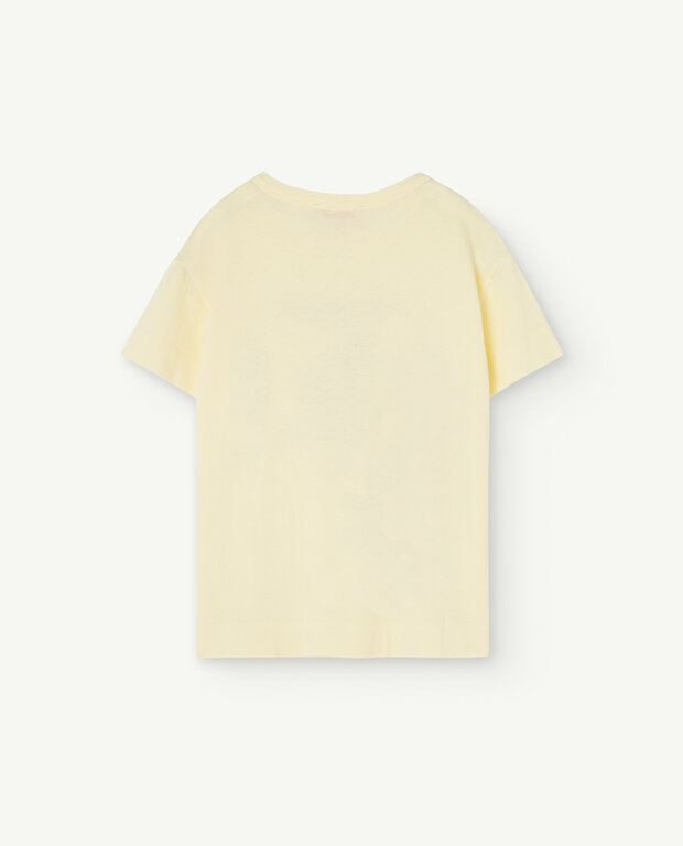 The Animals Observatory rooster kids t-shirt // soft yellow