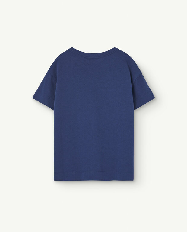 The Animals Observatory rooster kids t-shirt // deep blue