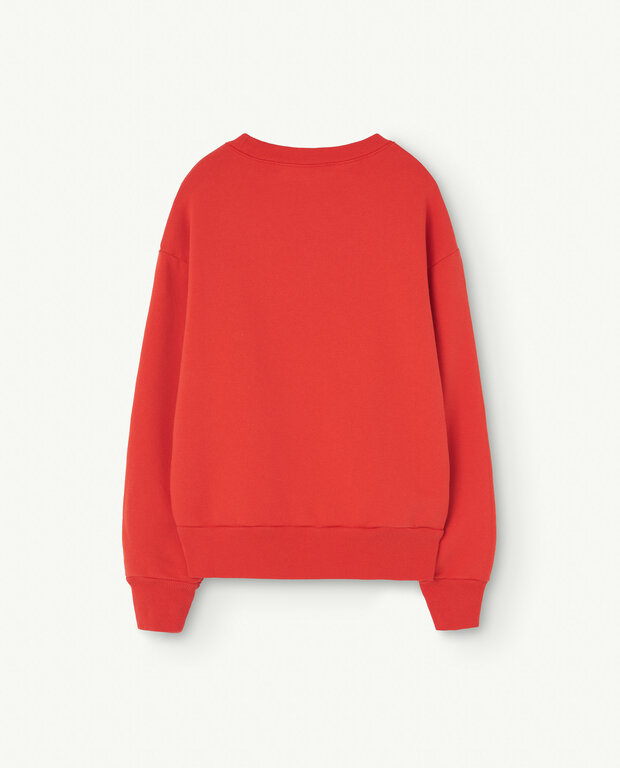 The Animals Observatory bear kids sweatshirt //  red