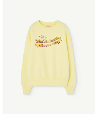 bear kids sweatshirt // soft yellow