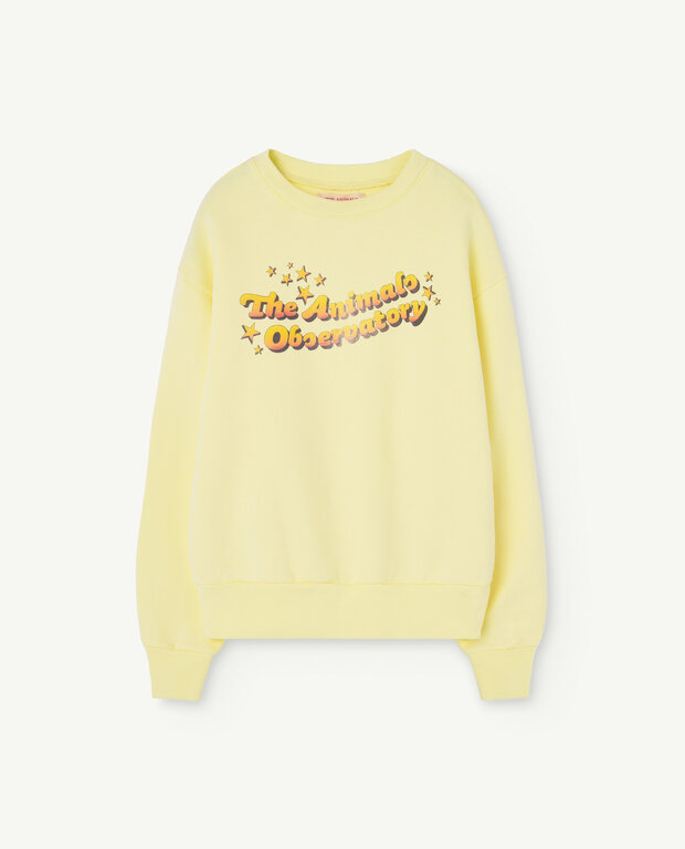 The Animals Observatory bear kids sweatshirt // soft yellow