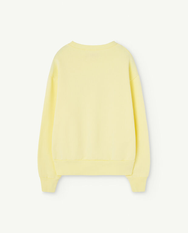 The Animals Observatory bear kids sweatshirt // soft yellow