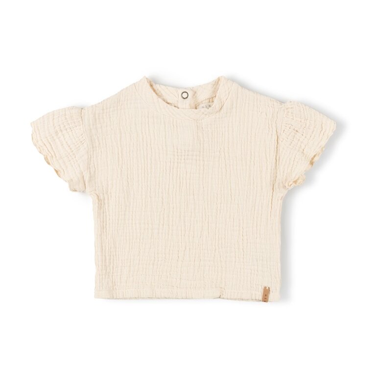 Nixnut fly t-shirt mus // pearl