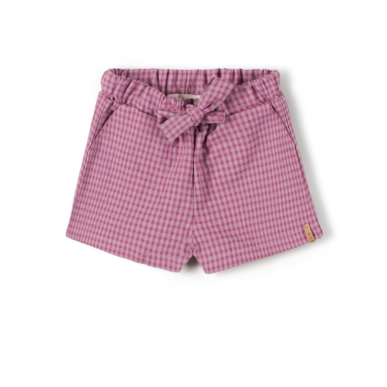 Nixnut mousse short // lotus checkered