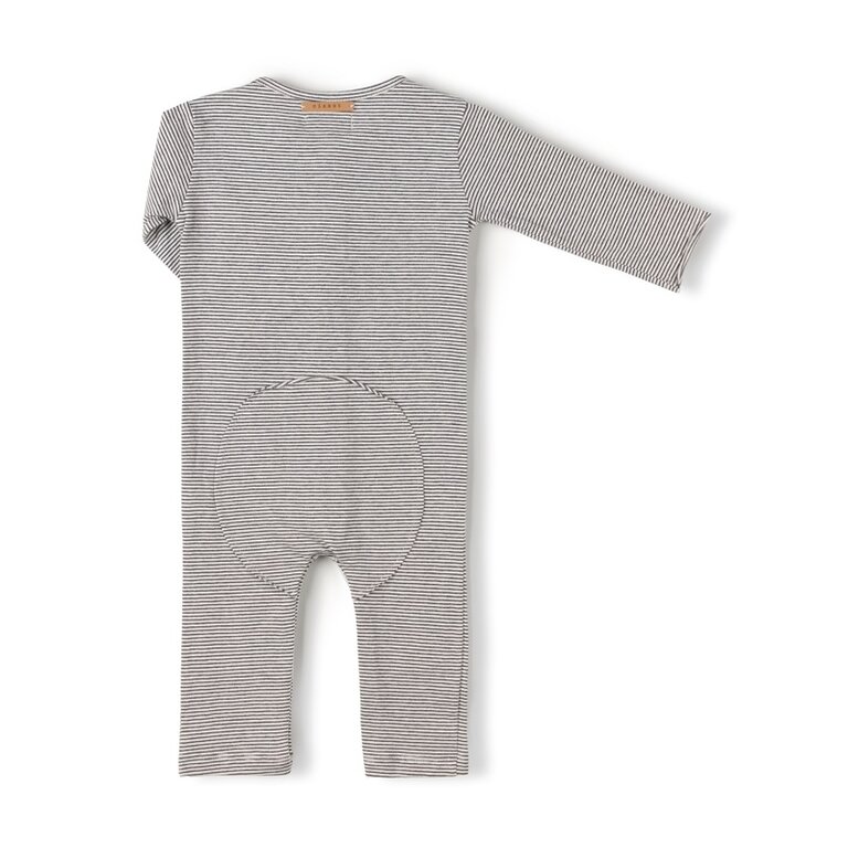 Nixnut butt onesie //  night stripe